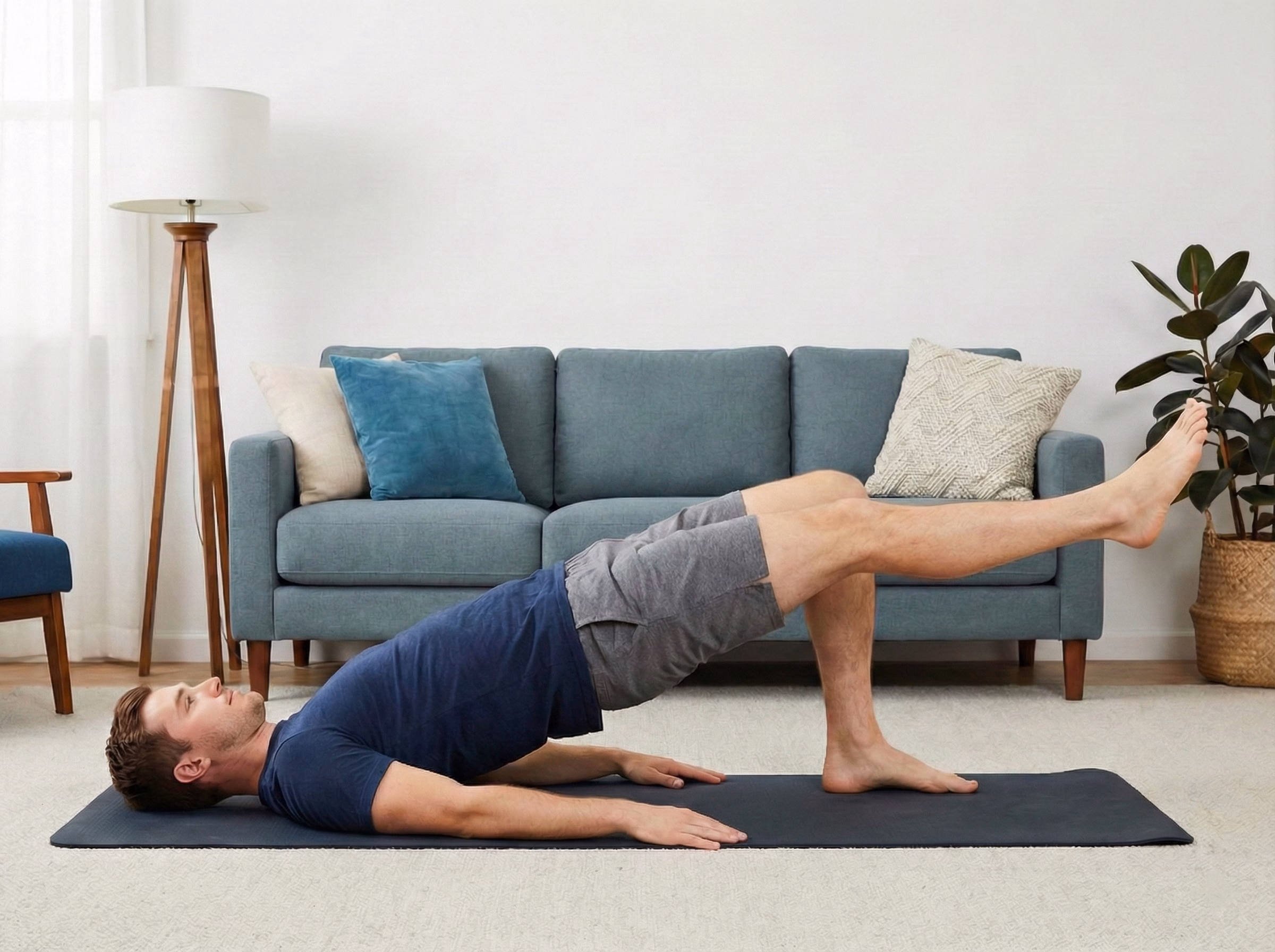 Step 3 – Single-leg bridge variation