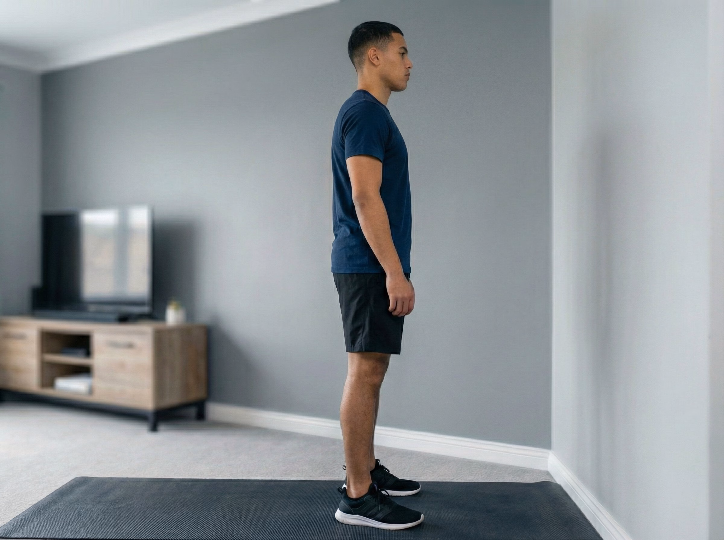 Teen standing taller and more balanced in everyday posture after training