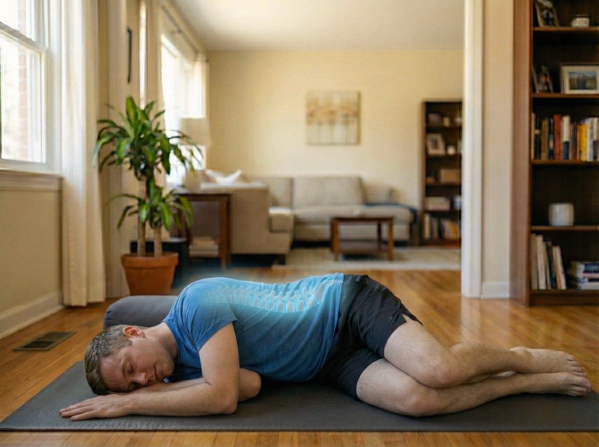 Primary height impact diagram of Child's Pose
