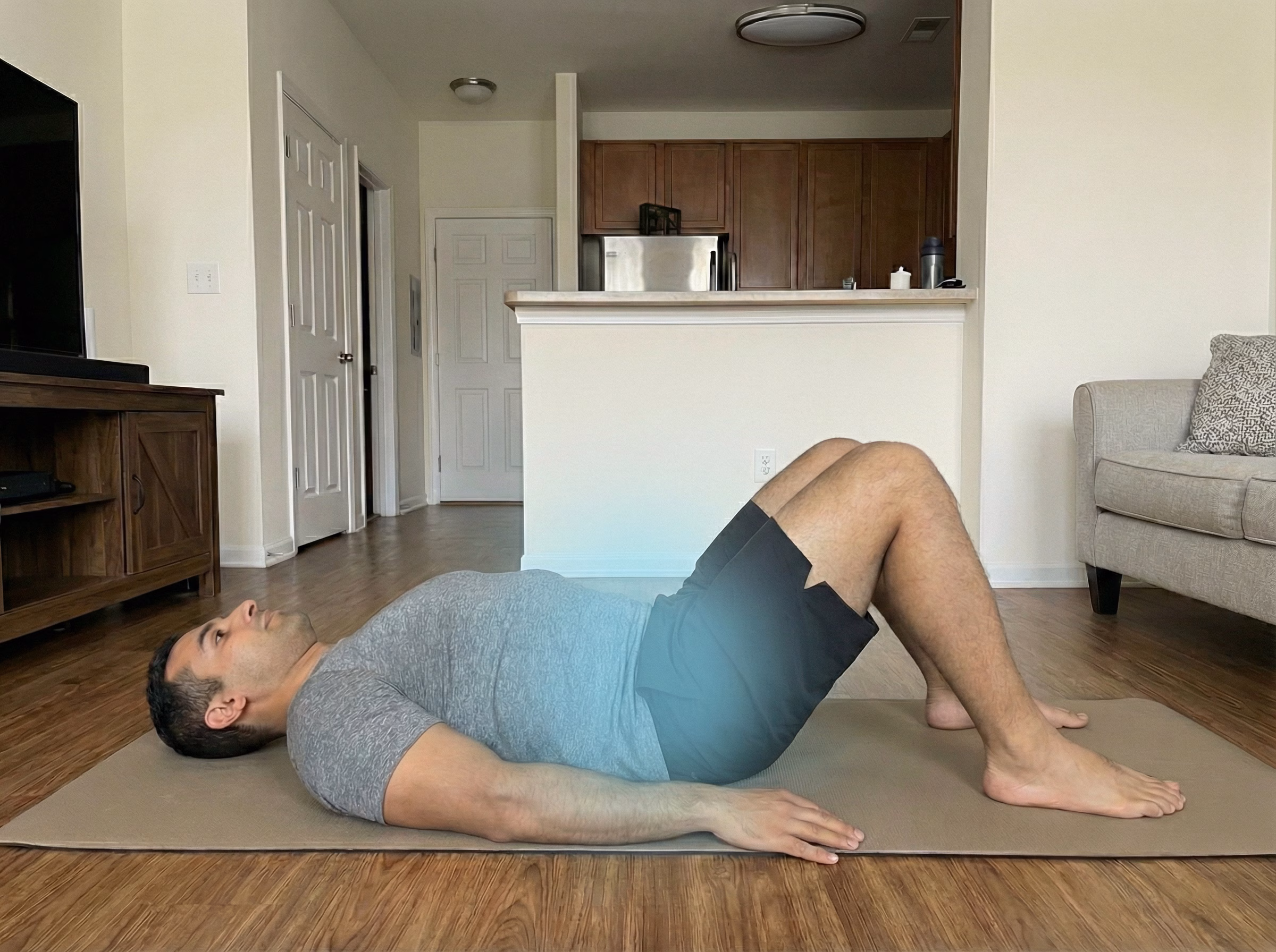 Pelvis reset on the floor