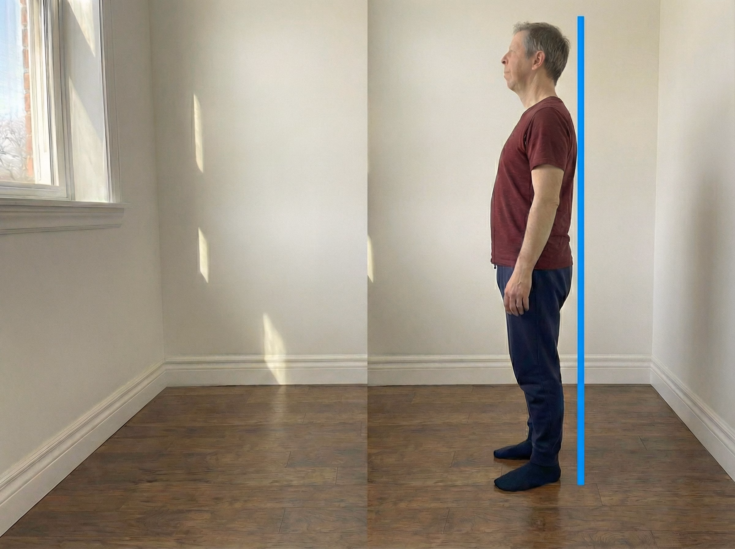 Before vs after neck posture