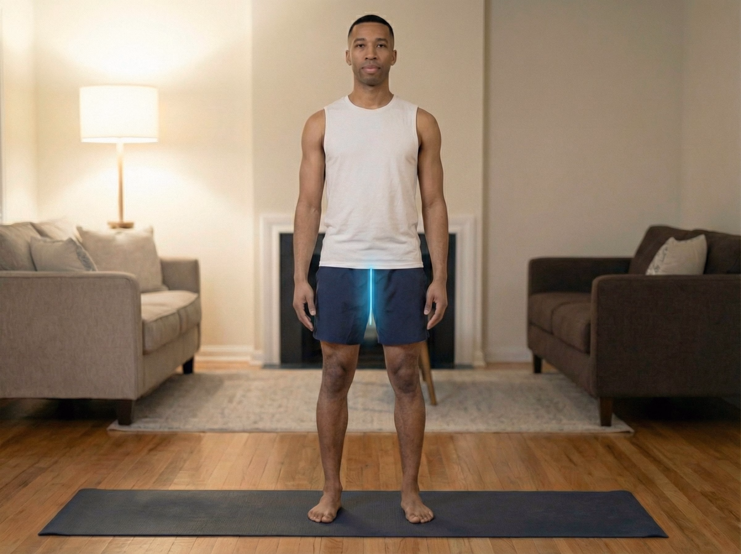 Standing with freer hip line