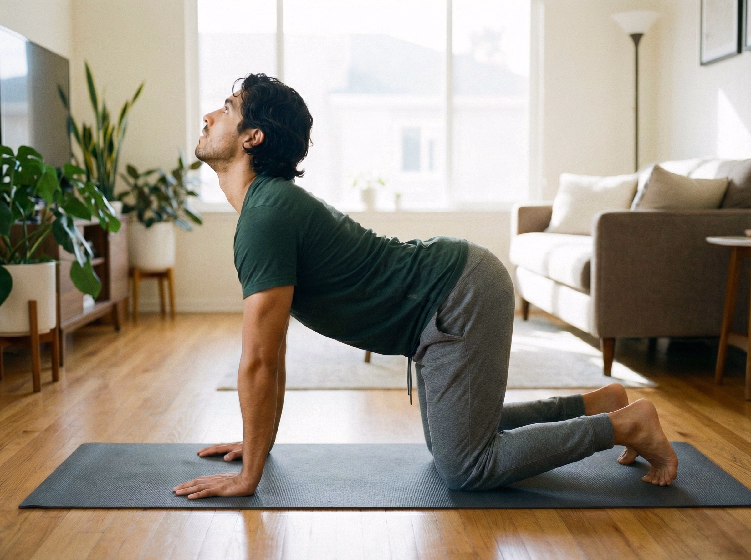 Mistake – Over-arching low back in Cow position