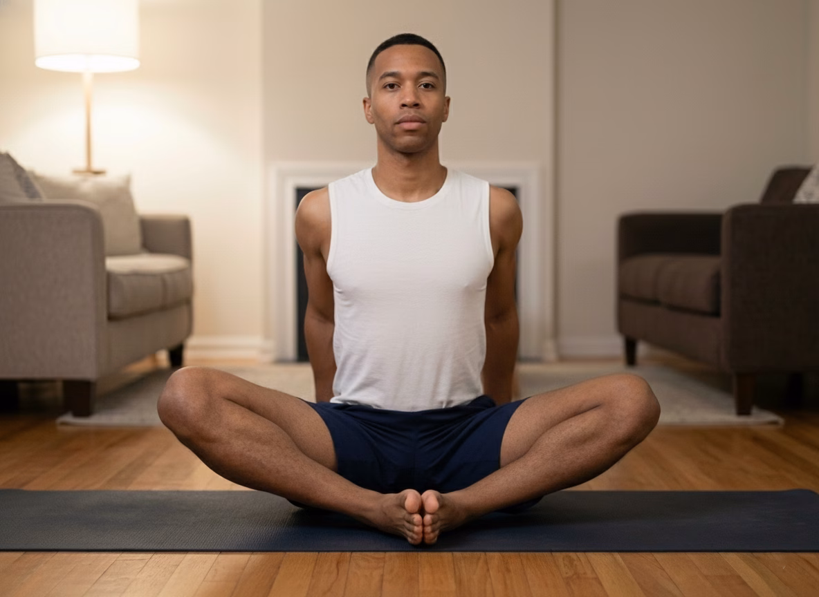 Mistake – Feet too far from body, no hip stretch