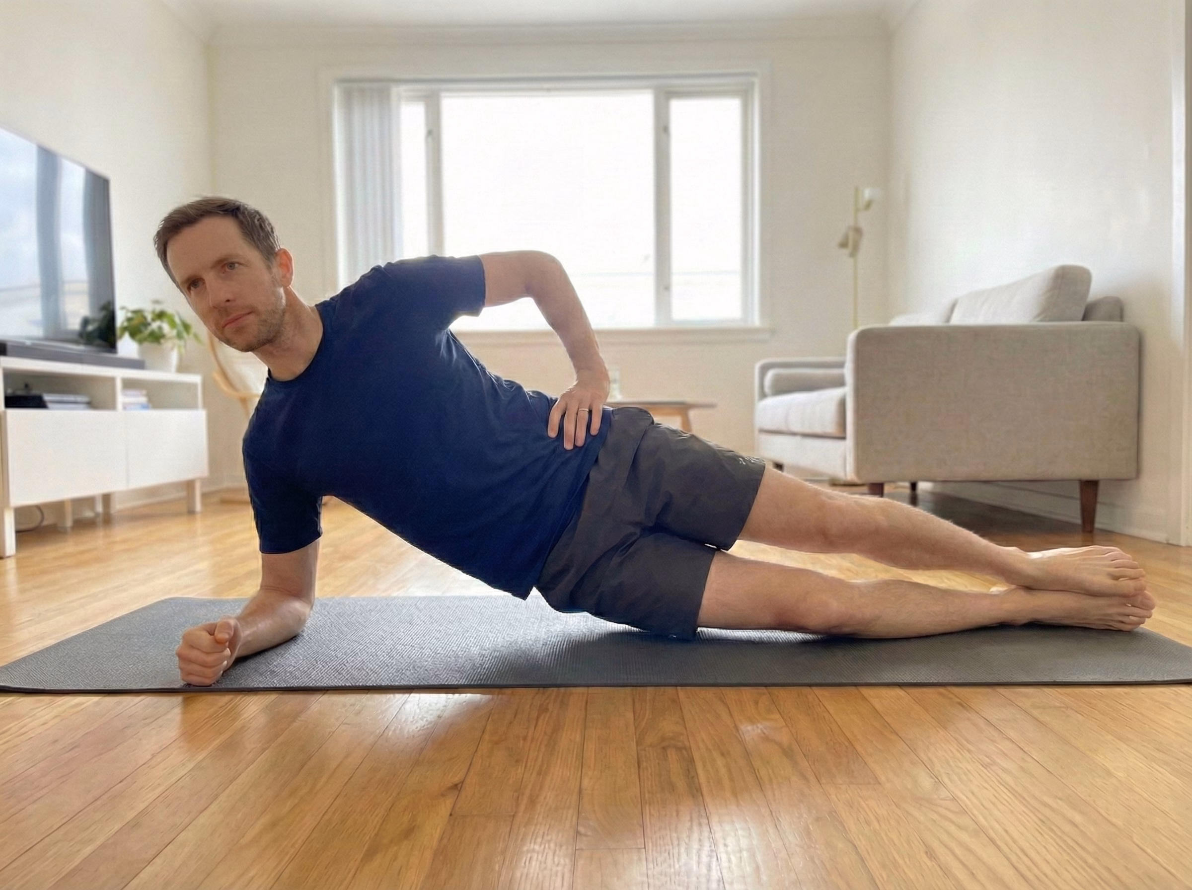 Mistake – Sagging hips side support