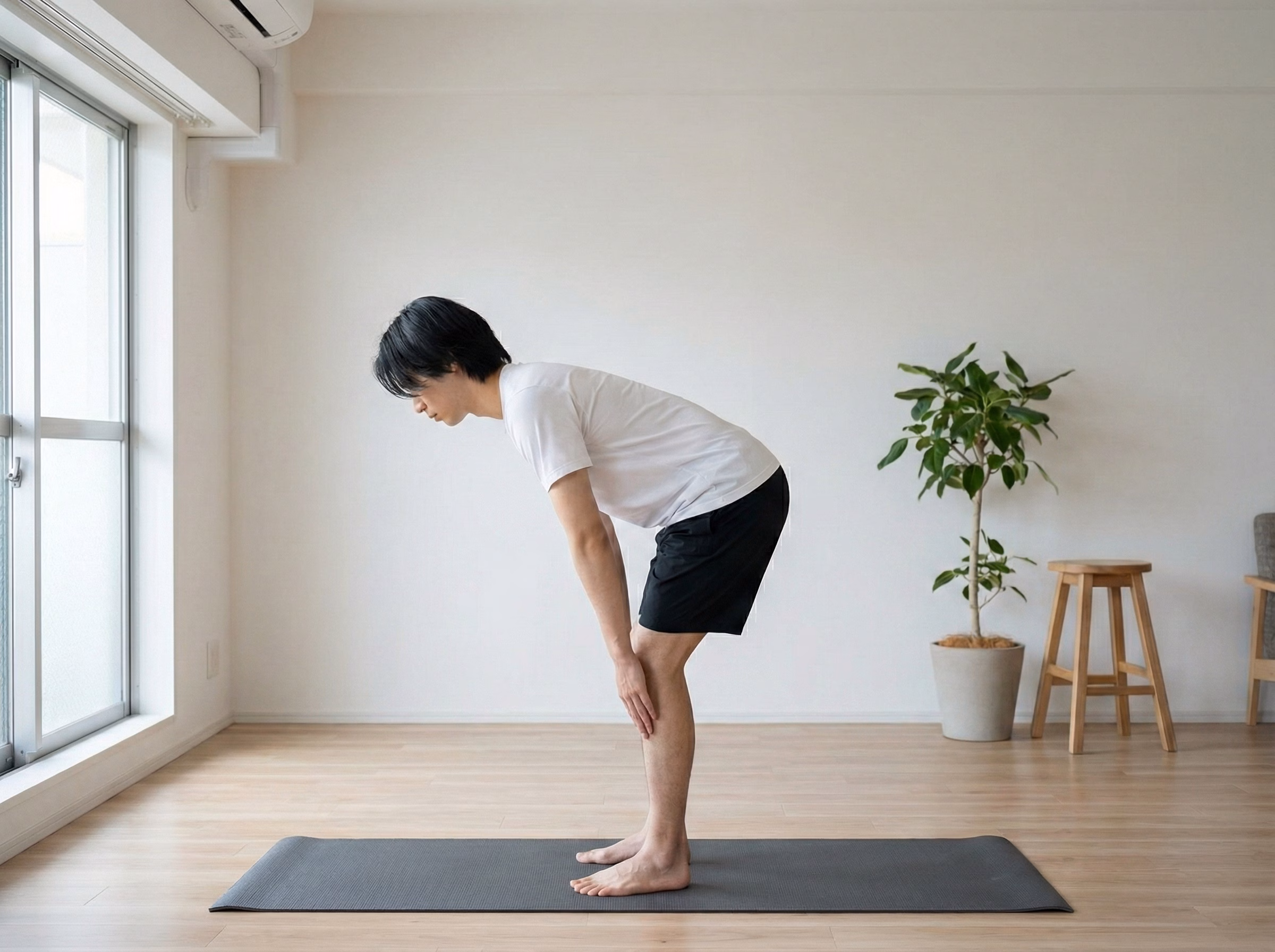 Step 2 – Hip hinge halfway