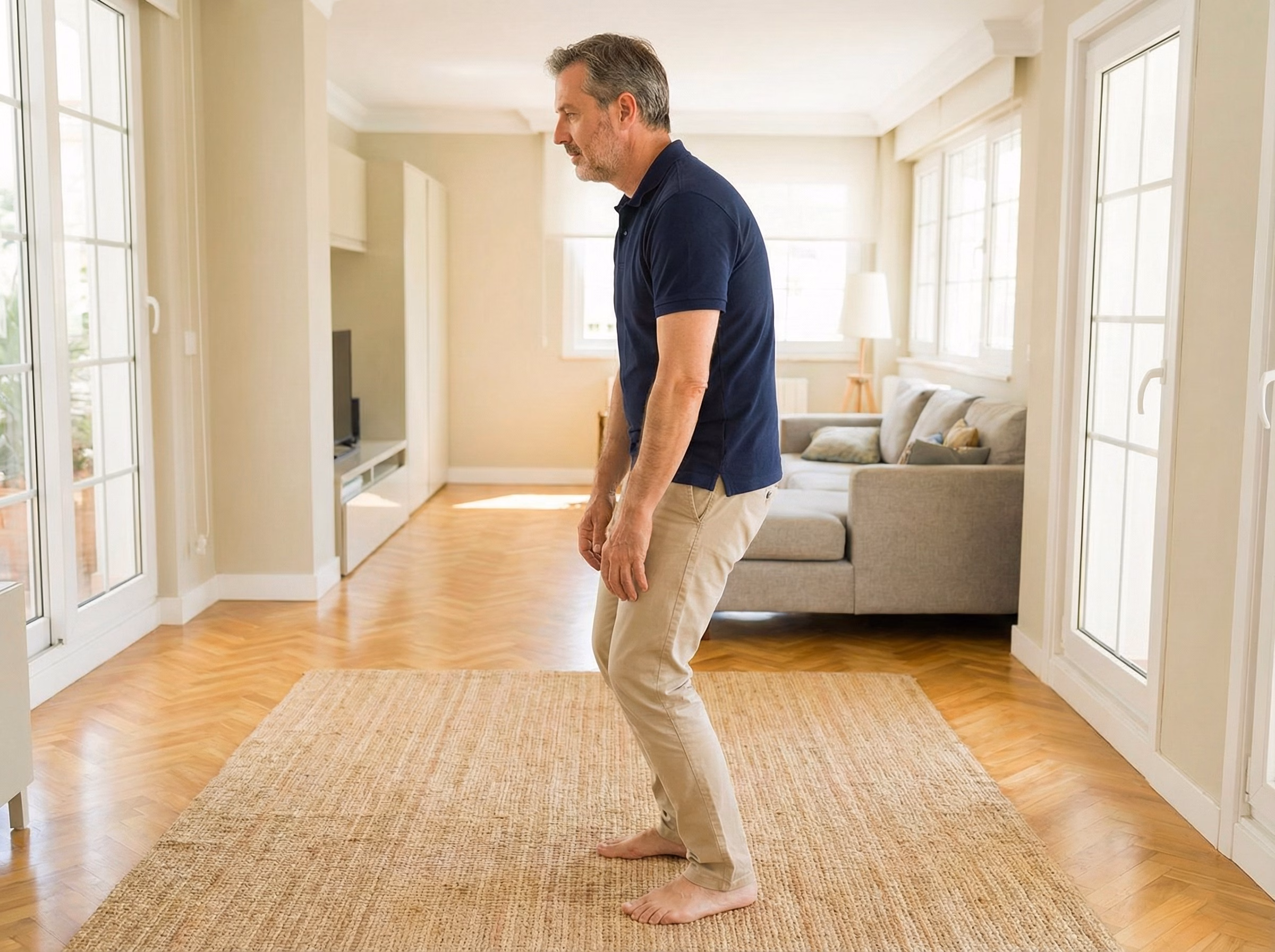 Step 2 – Feet and pelvis reset