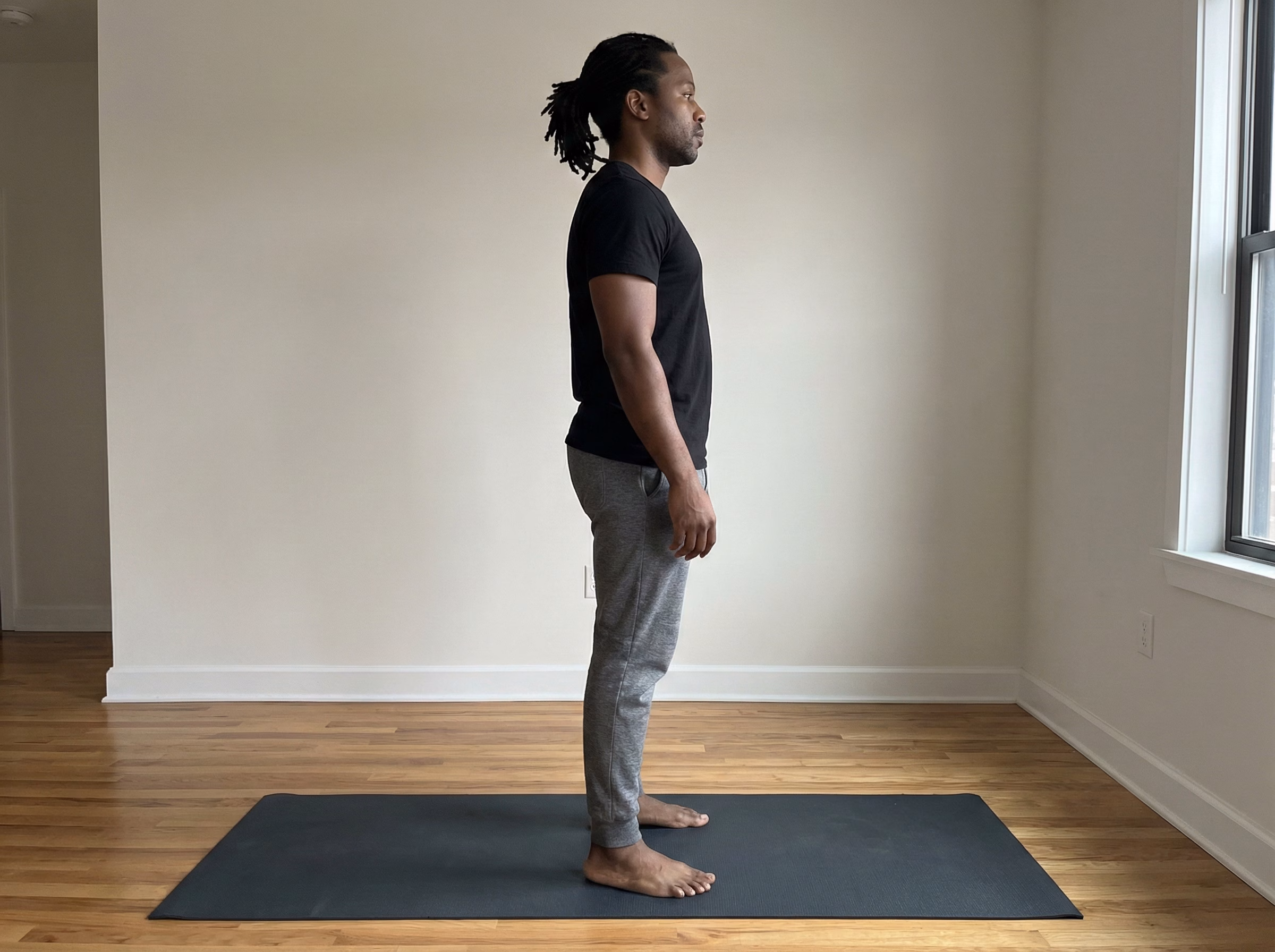 Step 1 – Neutral standing setup