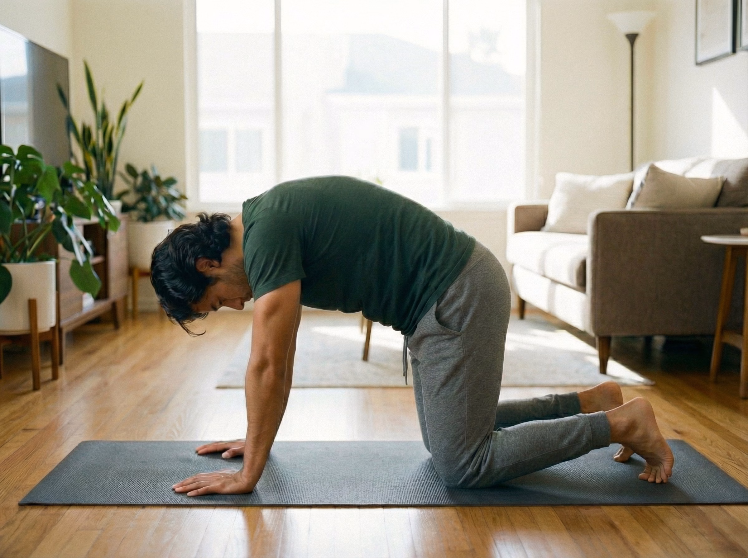 Step 2 – Rounded Cat position