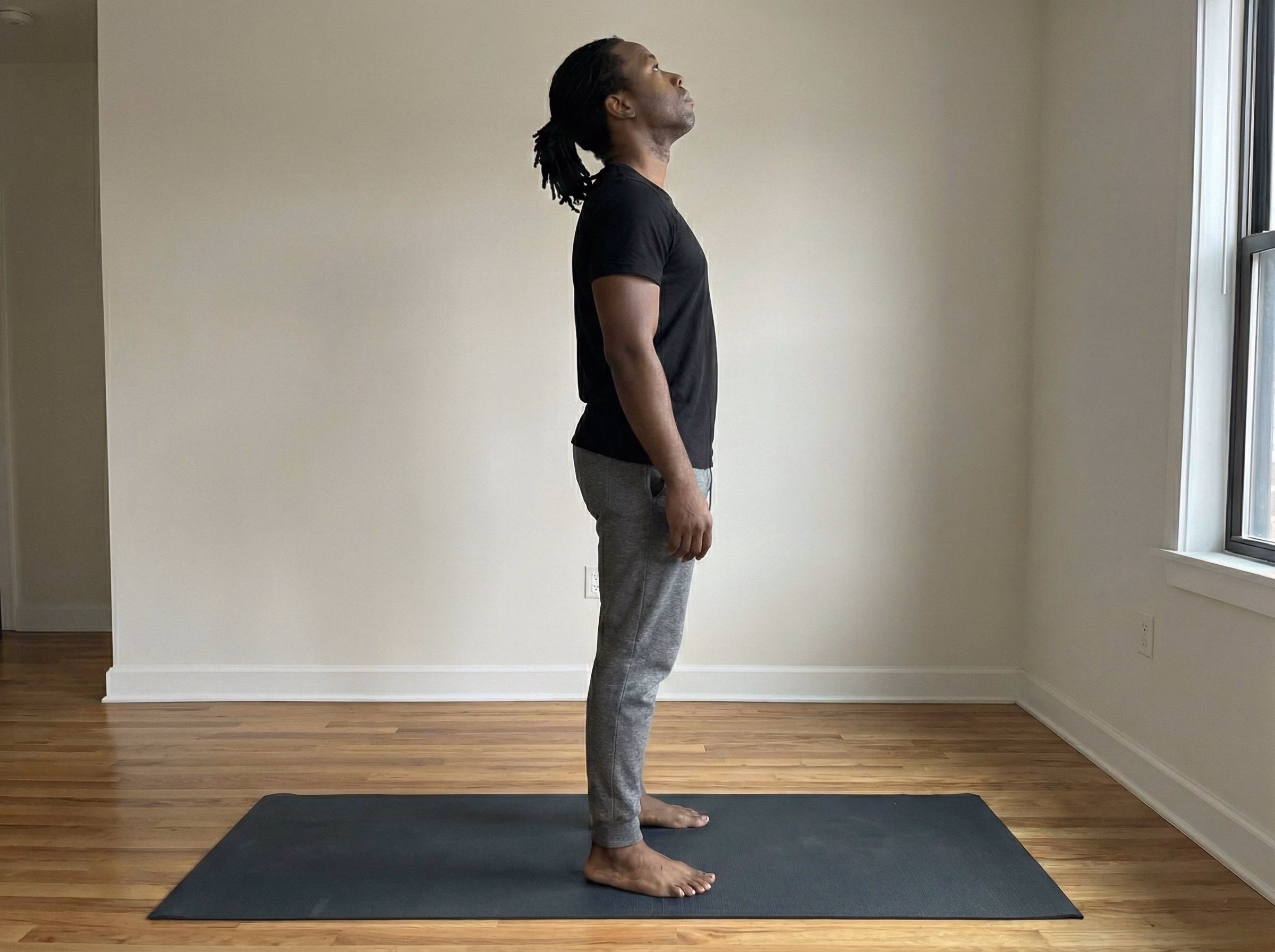 Step 2 – Chin tuck gliding head back