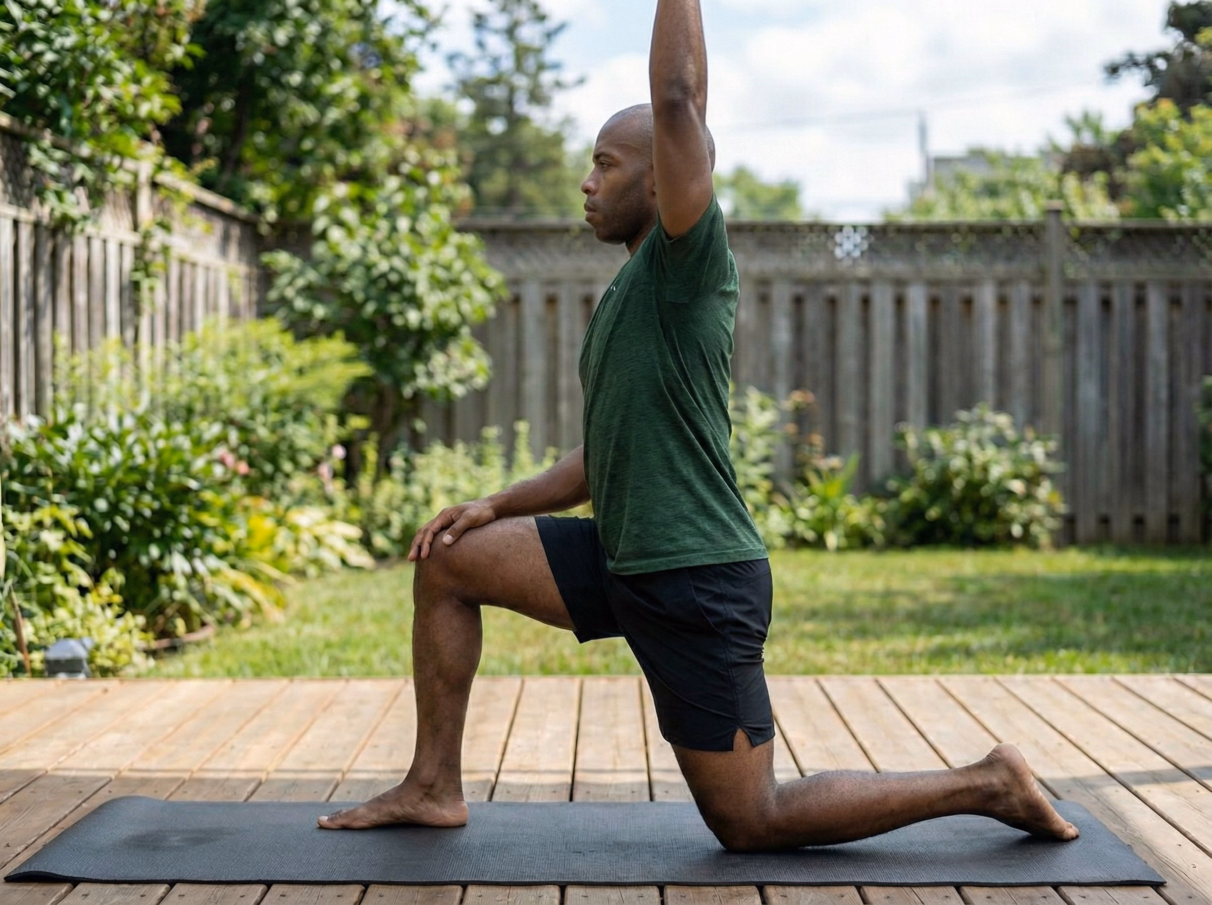 Step 3 – Overhead reach variation
