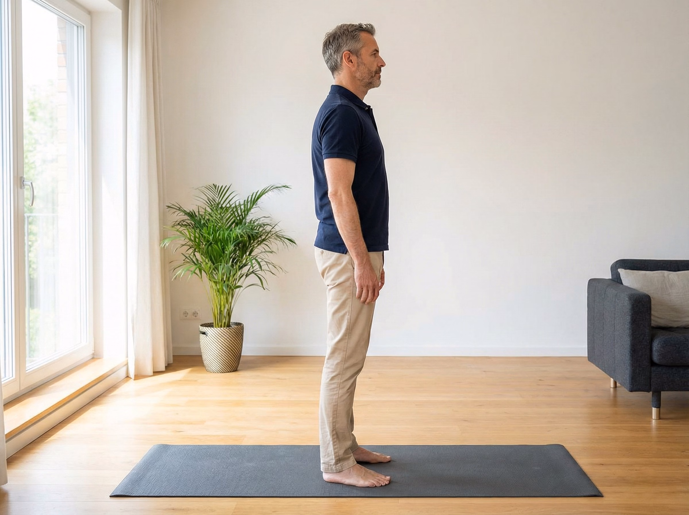 Free-standing posture reset variation