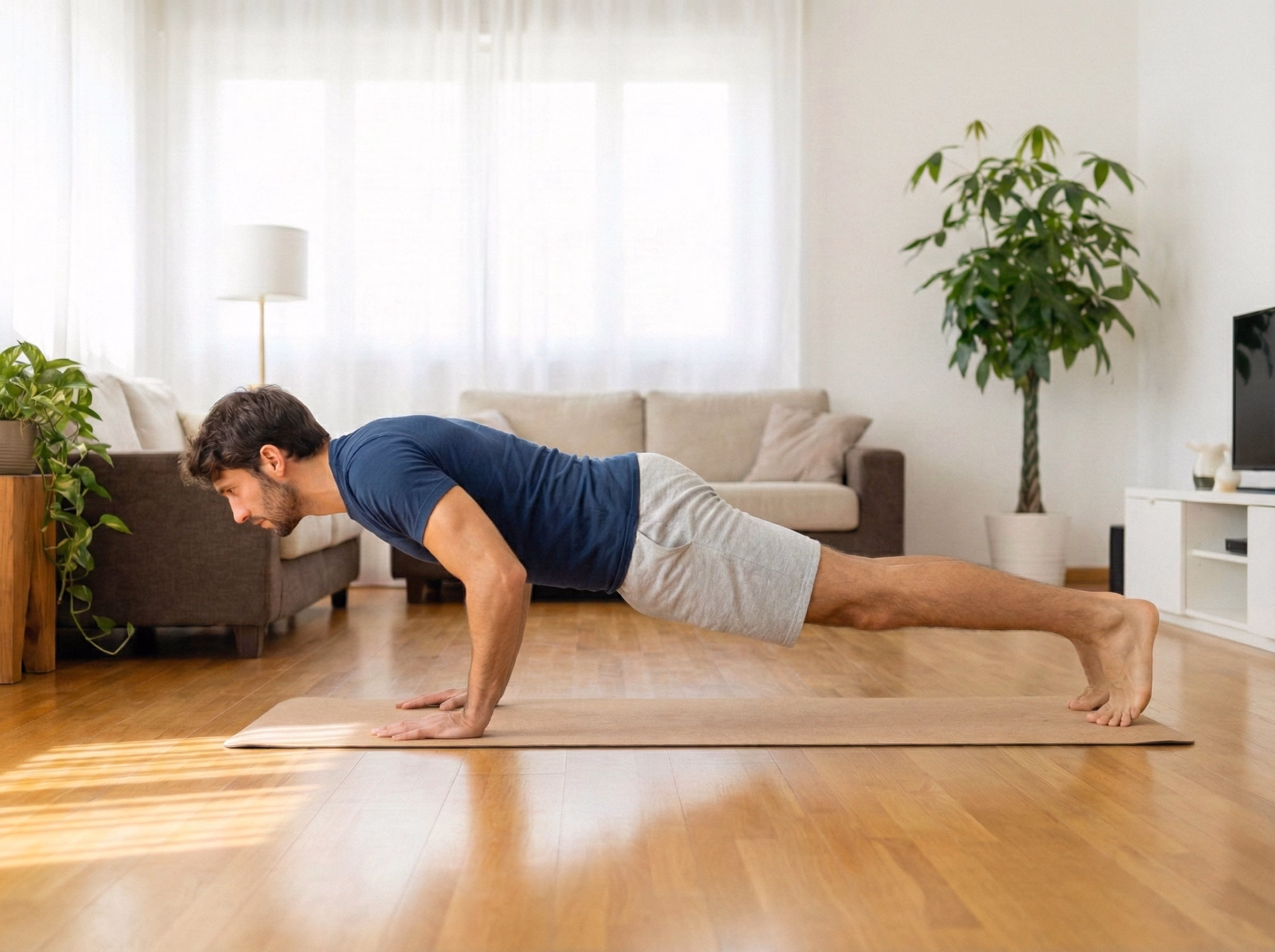 Bird dog exercise variation one