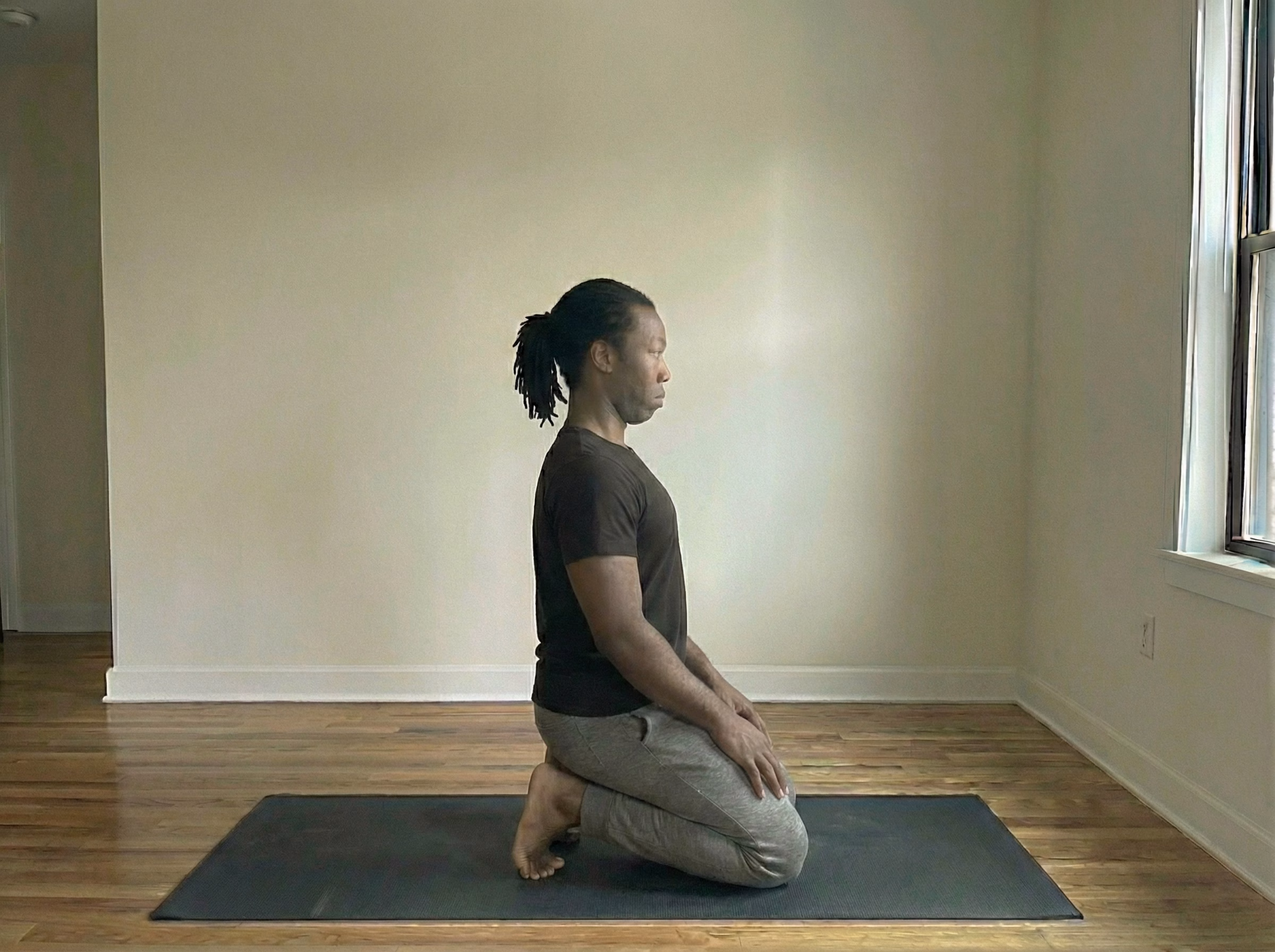 Chin tuck with lift nod variation two