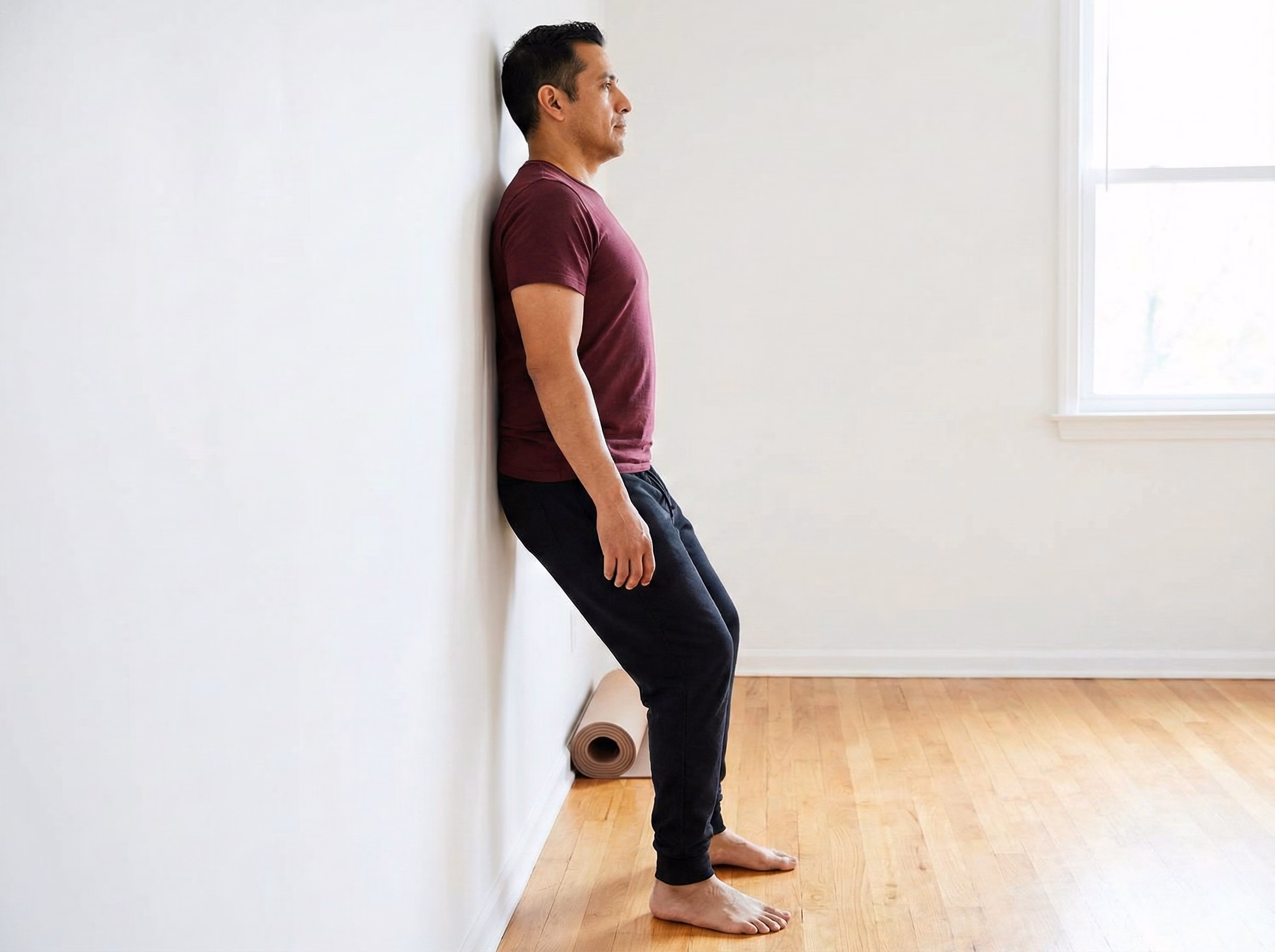 Step 1 – Back to wall setup