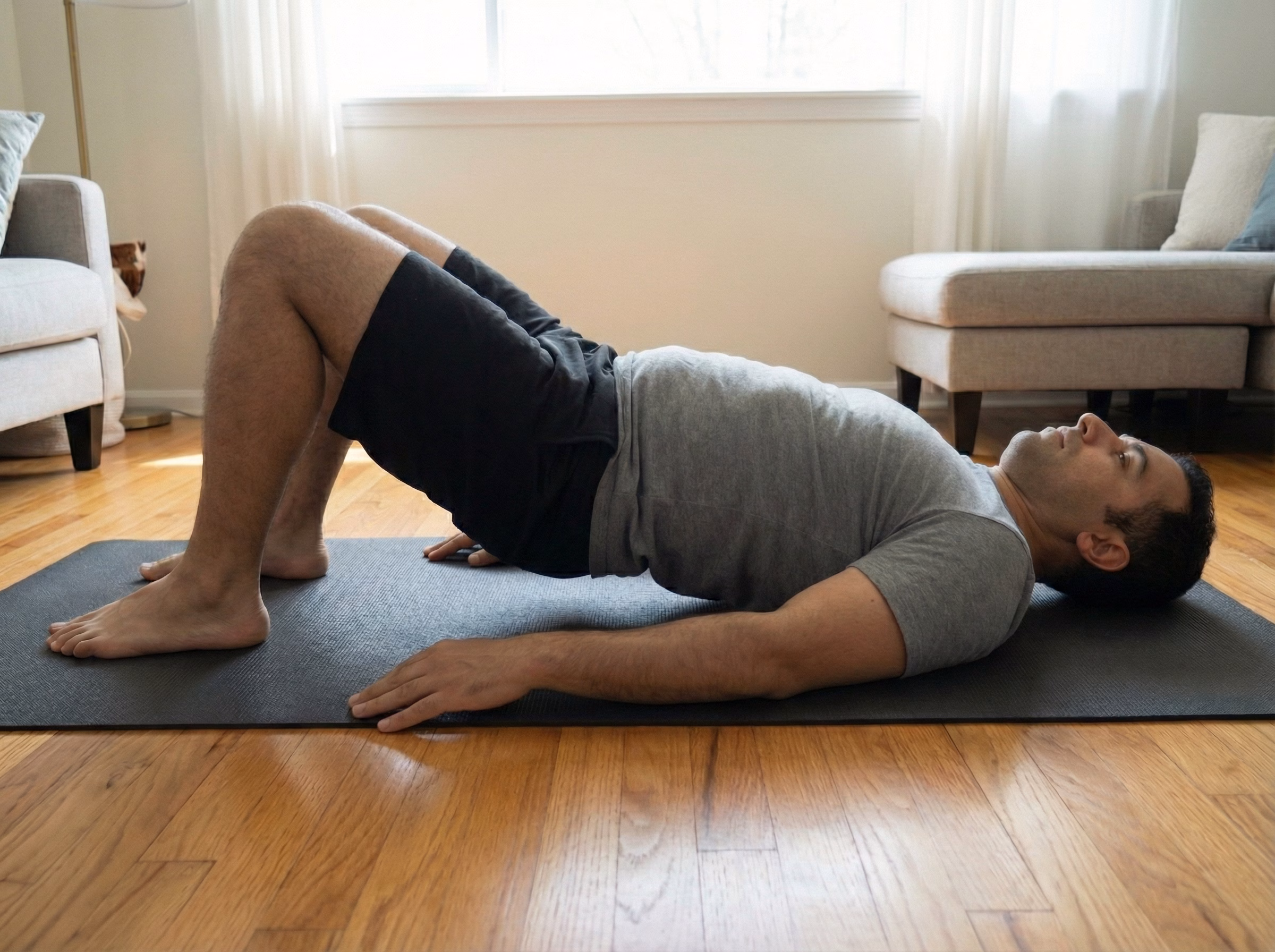 Step 3 – Anterior pelvic tilt (the arch)